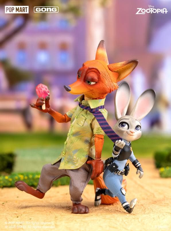 【GONG Studio】新品 正規品 ズートピア ニック＆ジュディ フィギュア