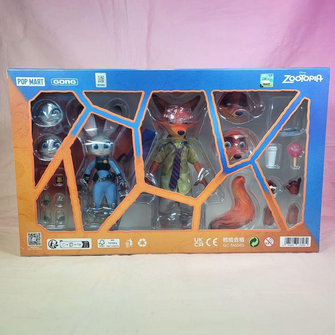 【GONG Studio】新品 正規品 ズートピア ニック＆ジュディ フィギュア
