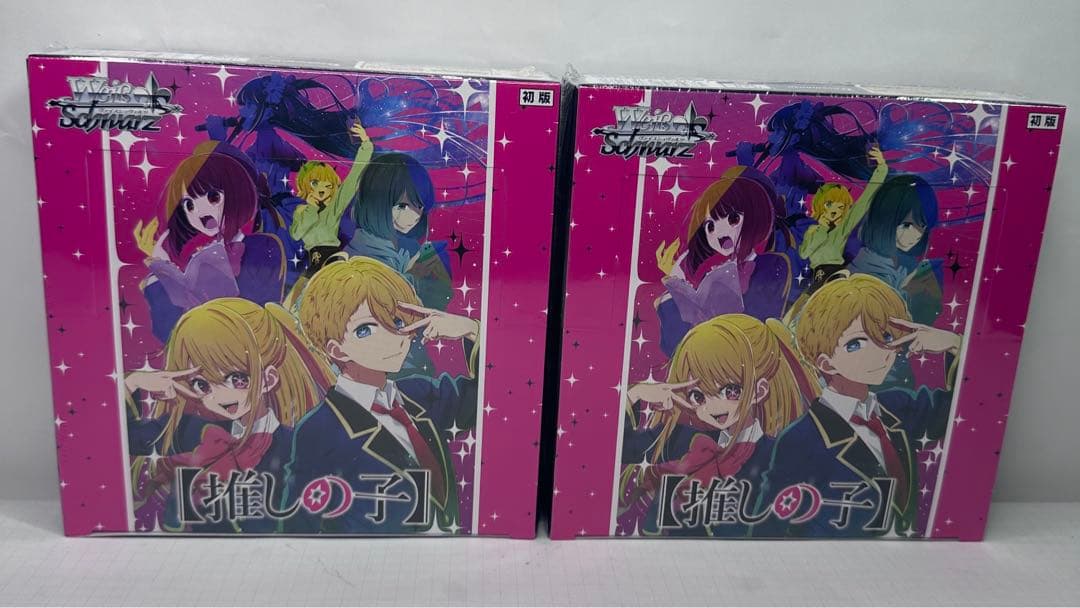 ヴァイスシュヴァルツ 推しの子 BOX シュリンク付き 新品未開封 合計2BOX ヴァイスシュヴァルツ 推しの子 BOX シュリンク付き 新品未開封 合計