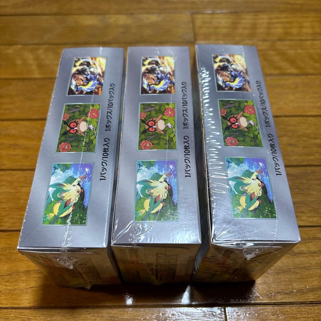 ポケモンカー　テラスタルフェスex3BOXシュリンク付き