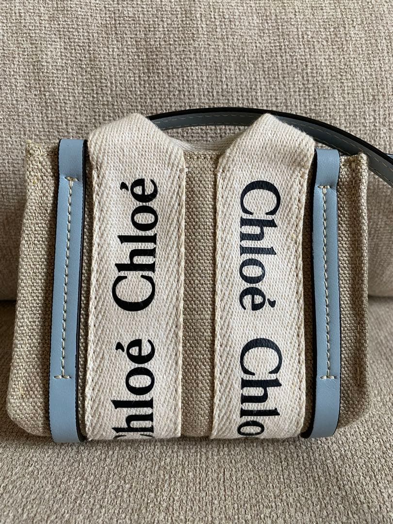 Chloé woody/クロエ　ウッディ　ナノトートミニショルダーバッグ
