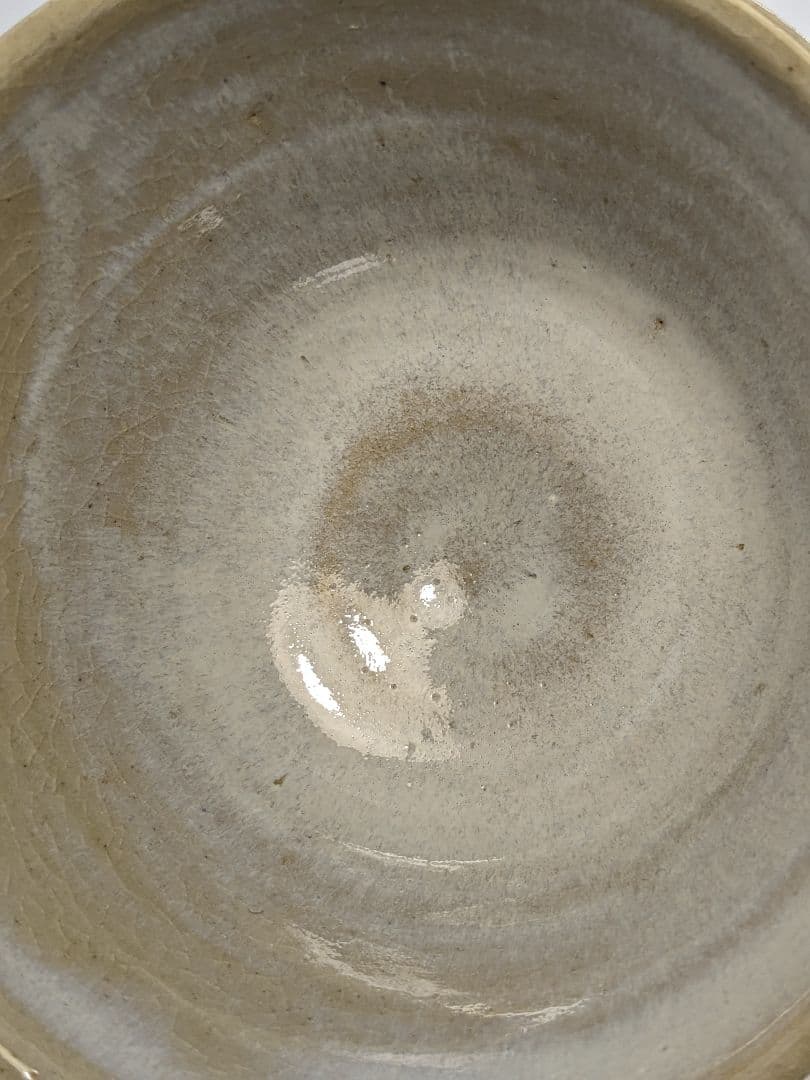 岡山県重要無形文化財 難波仁斎 草花茶碗 共箱合布 抹茶碗