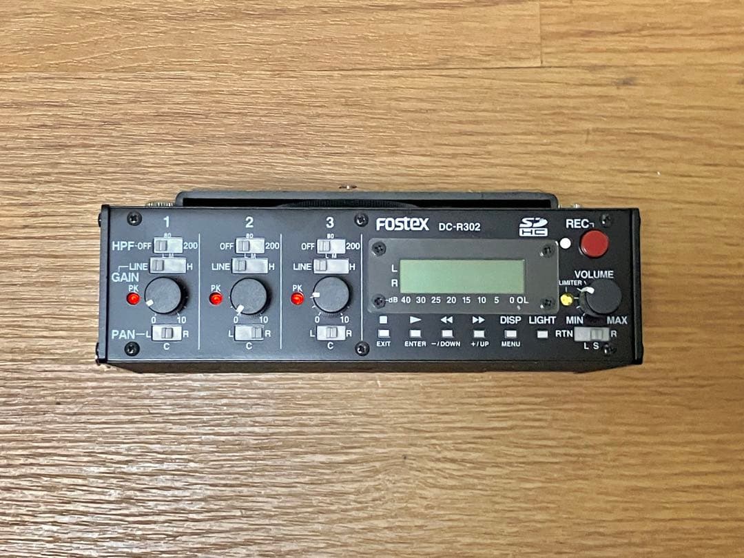 Fostex DC-R302 ポータブル・レコーダー／録音機材／動作確認済