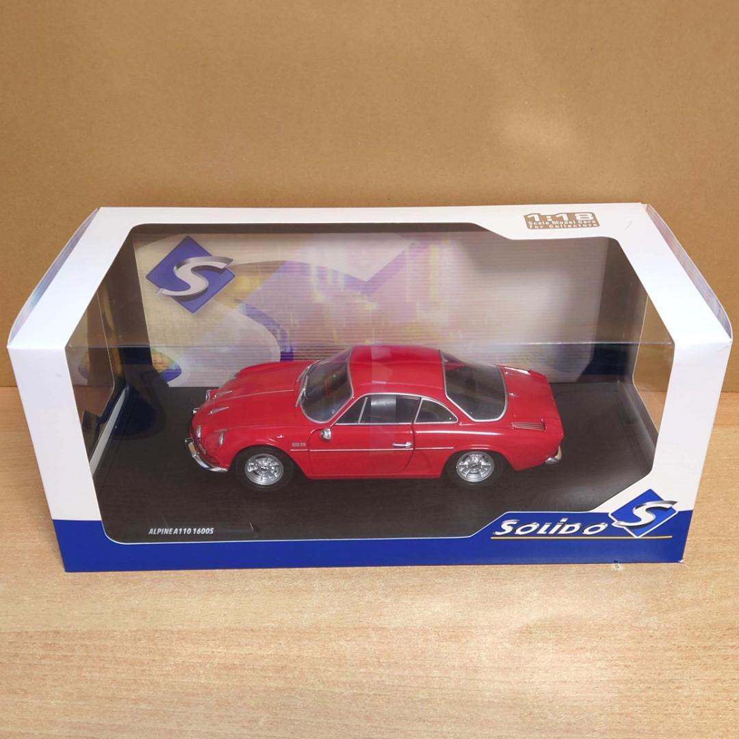 1/18 アルピーヌ A110 1600S 1969 レッド ソリド製ミニカー