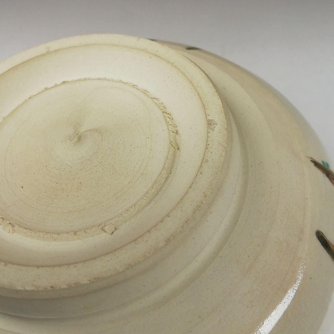 T358 茶碗 『仁清 春の海』『平安 手塚桐鳳 造』 共箱 抹茶碗 茶道具