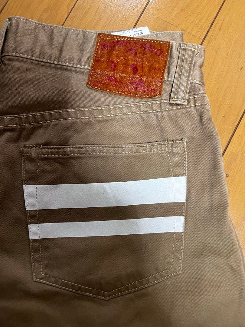 桃太郎ジーンズ 0302SP 出陣ライン モモタロウ 日本製 チノ W32