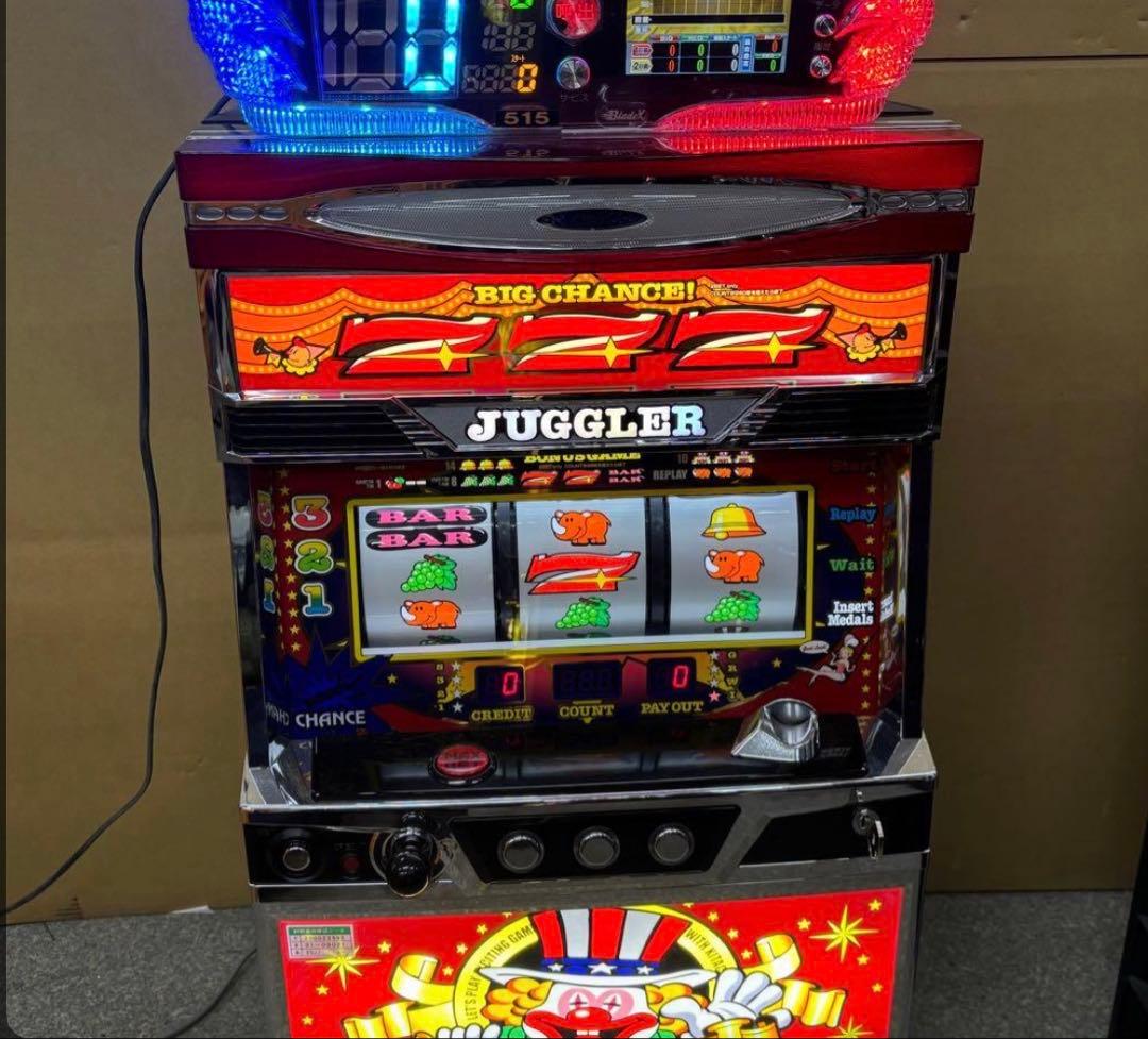 6号機 アイムジャグラー EX-TP 赤 実機 家庭用フルセット！ - メルカリ