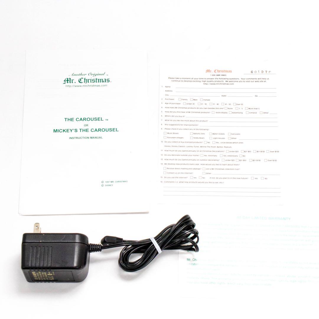 ジャンク品 ミスタークリスマス カルーセル ミレニアムエディション オルゴール