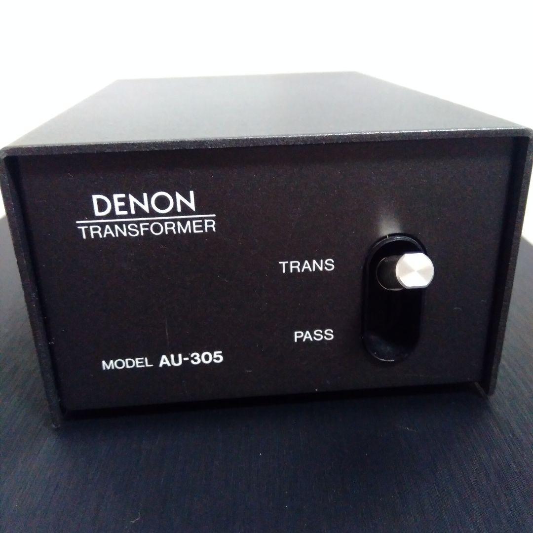 デノン MCカートリッジ用昇圧トランス AU-305 動作良好品
