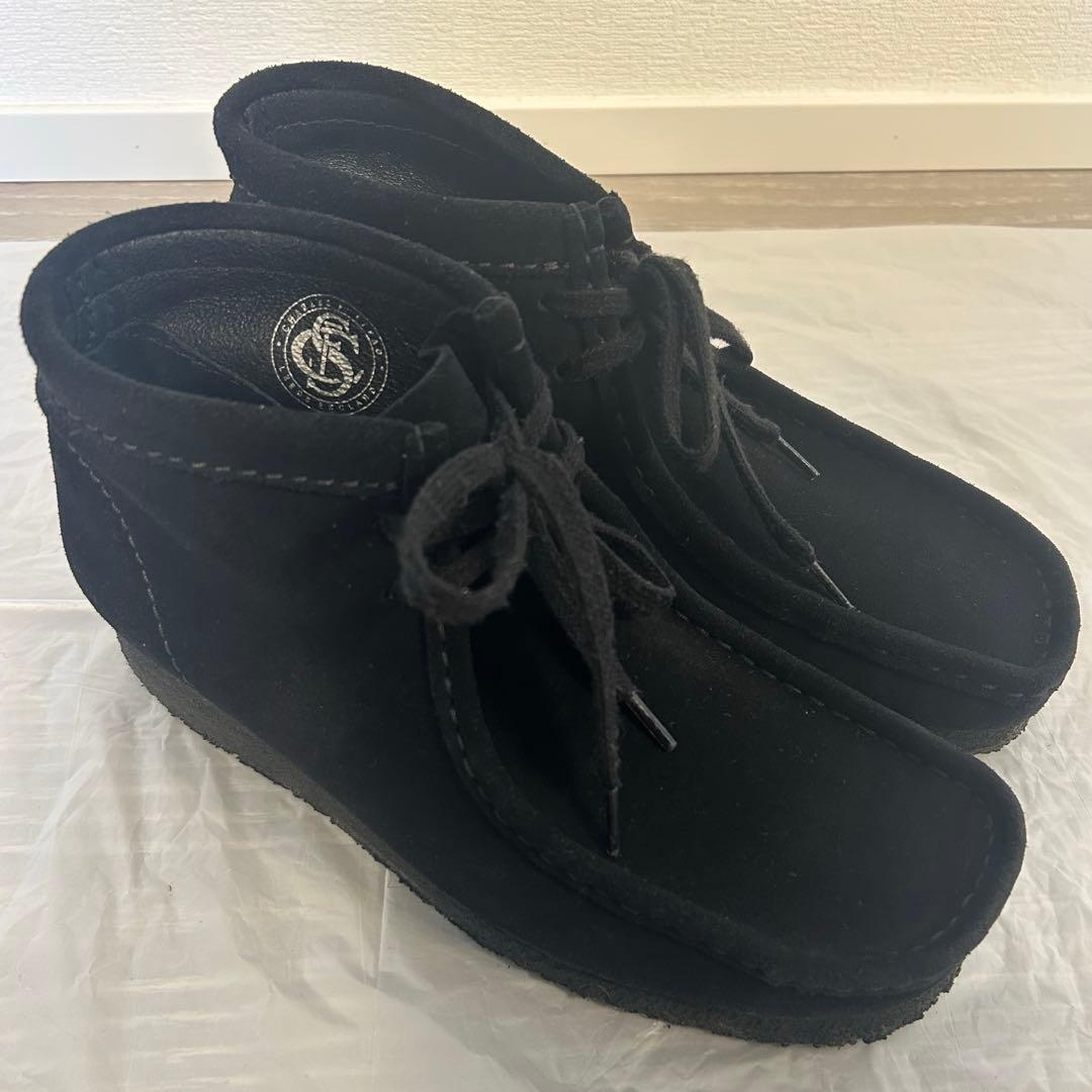 Clarks ワラビー ブーツ ブラック 24.5