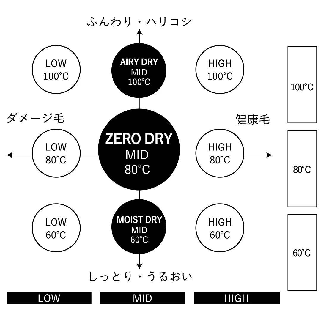 【HOLISTIC cures】 マグネットヘアプロドライヤー ゼロ＋　ブラック
