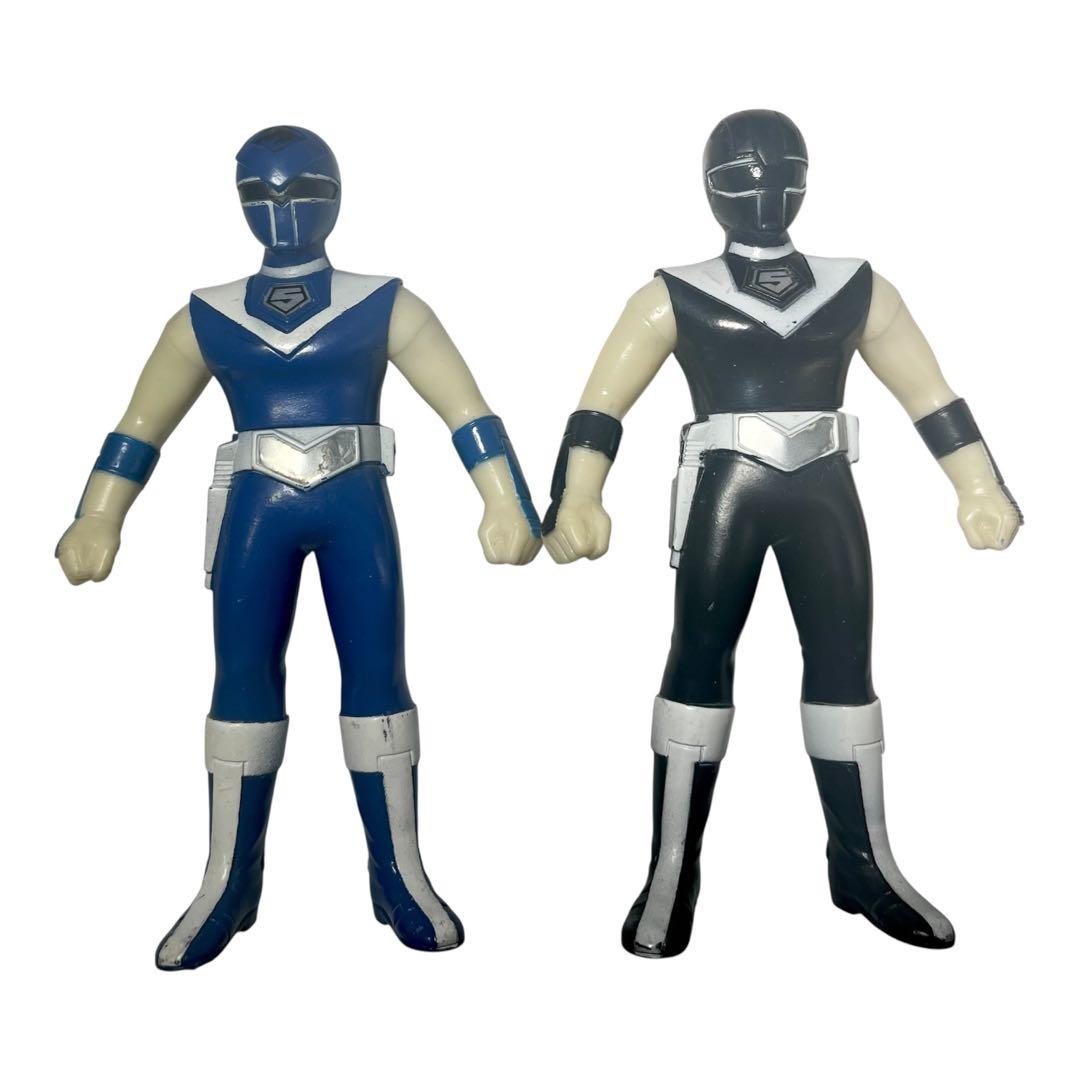 BANDAI 光戦隊マスクマン 1987年 ソフビ人形 5体セット - メルカリ