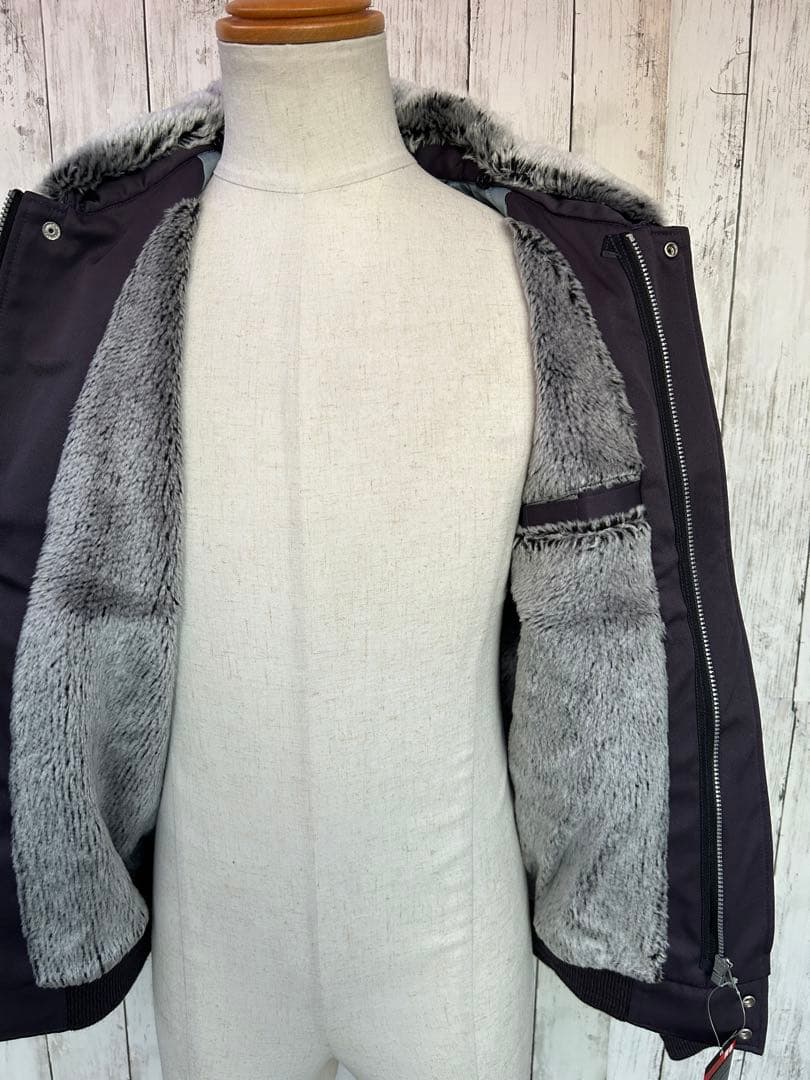 寅壱 パイロットジャンパー ドカジャン 19番色 ダークパープル LL 制電