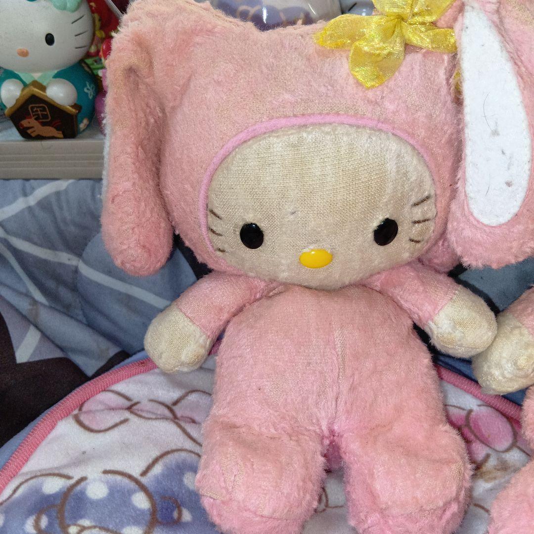 ハローキティVivitixGirls1999年くたうさぎぬいぐるみ3体セット