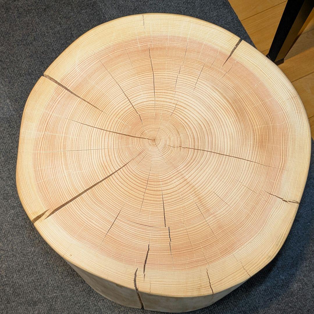 Borsalino様専用 天然檜 特大 切り株 椅子 テーブル 高さ約43㎝