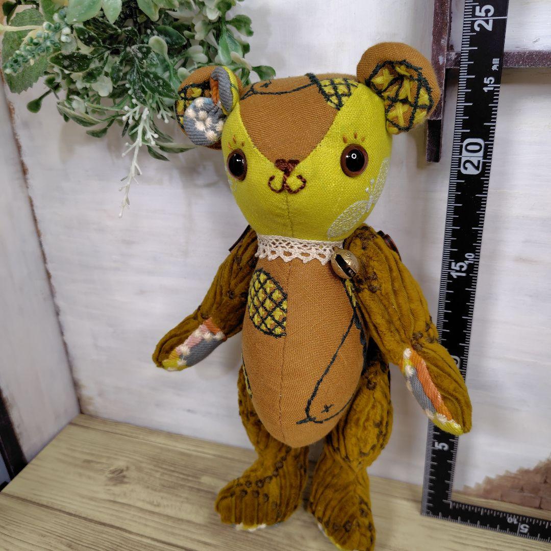 ミナペルホネン＊ハンドメイド＊ぬいぐるみ＊テディベア＊58