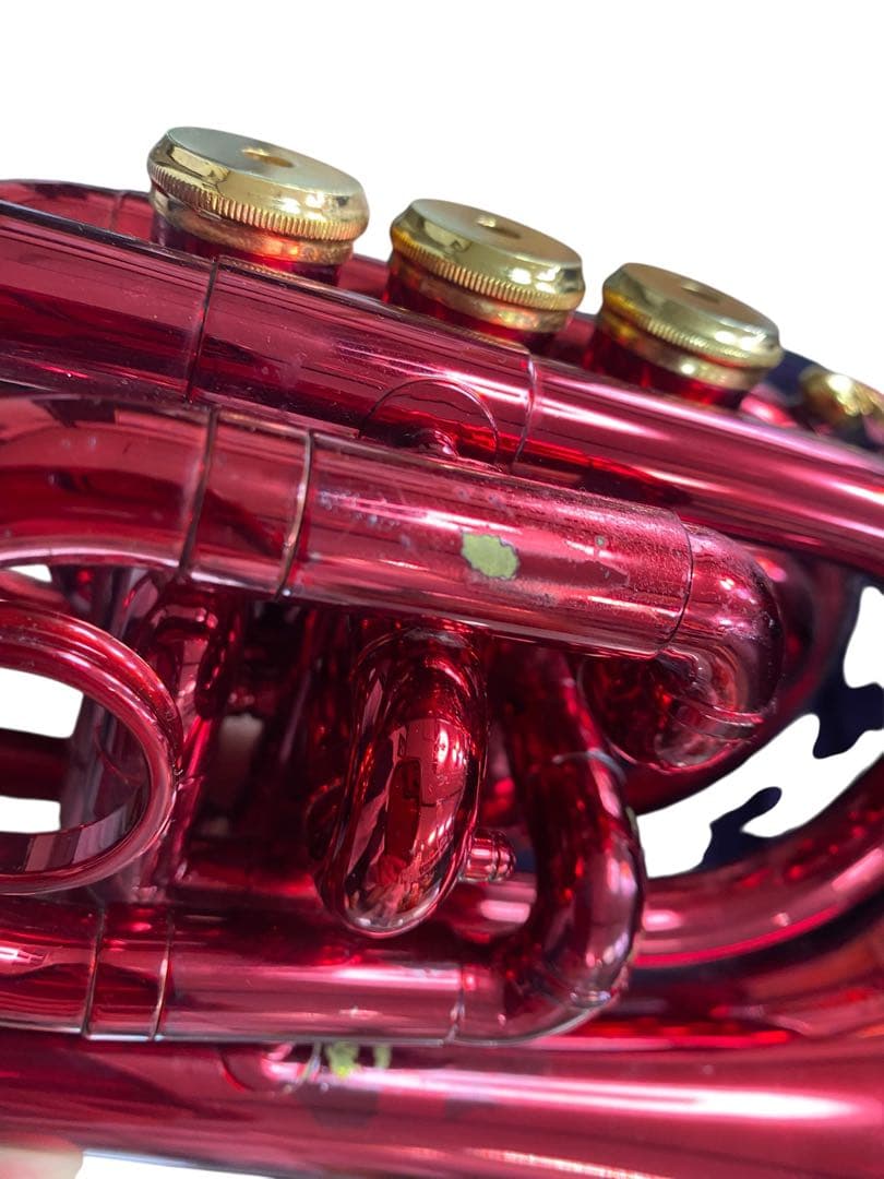 ジュピター　ポケットトランペット　レッド