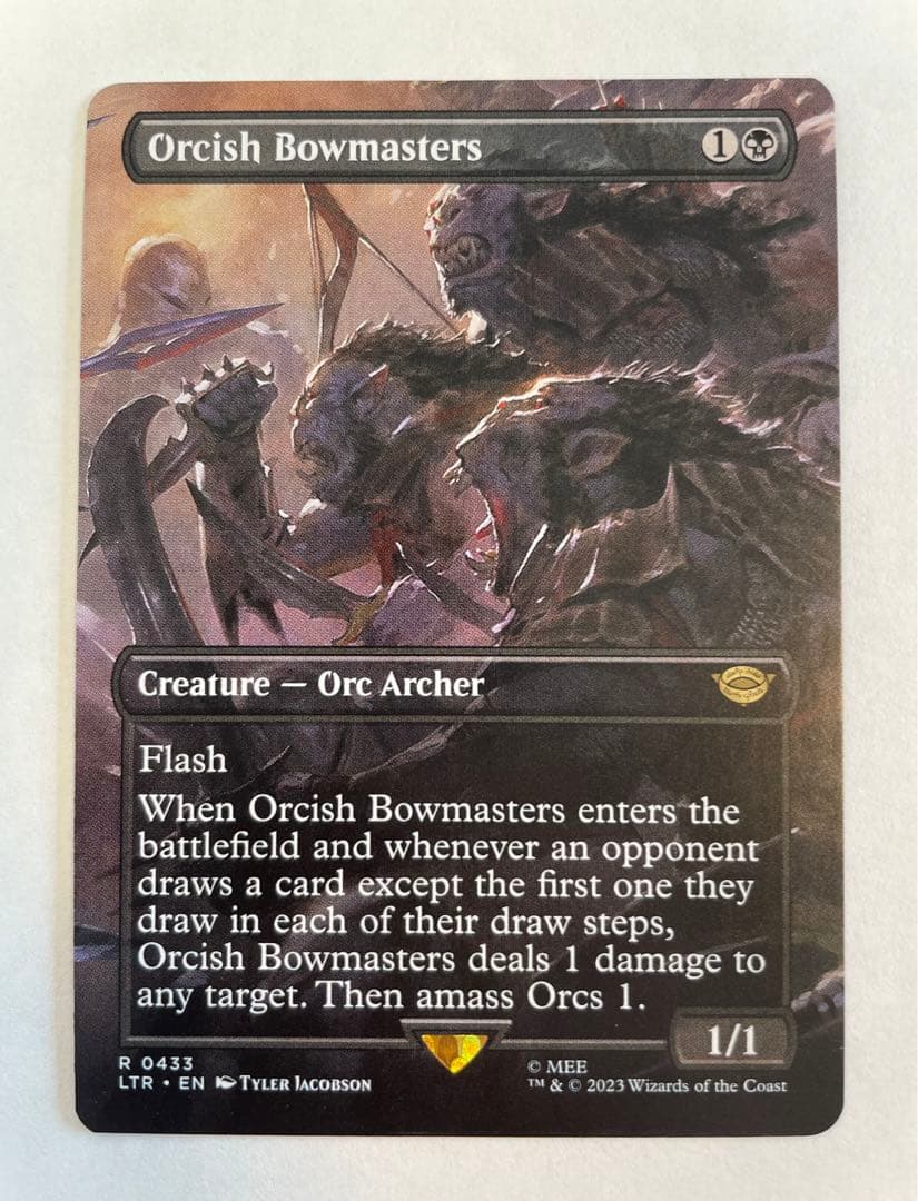 103)《オークの弓使い/Orcish Bowmasters》[LTR] 黒R | 日本最大級 MTG