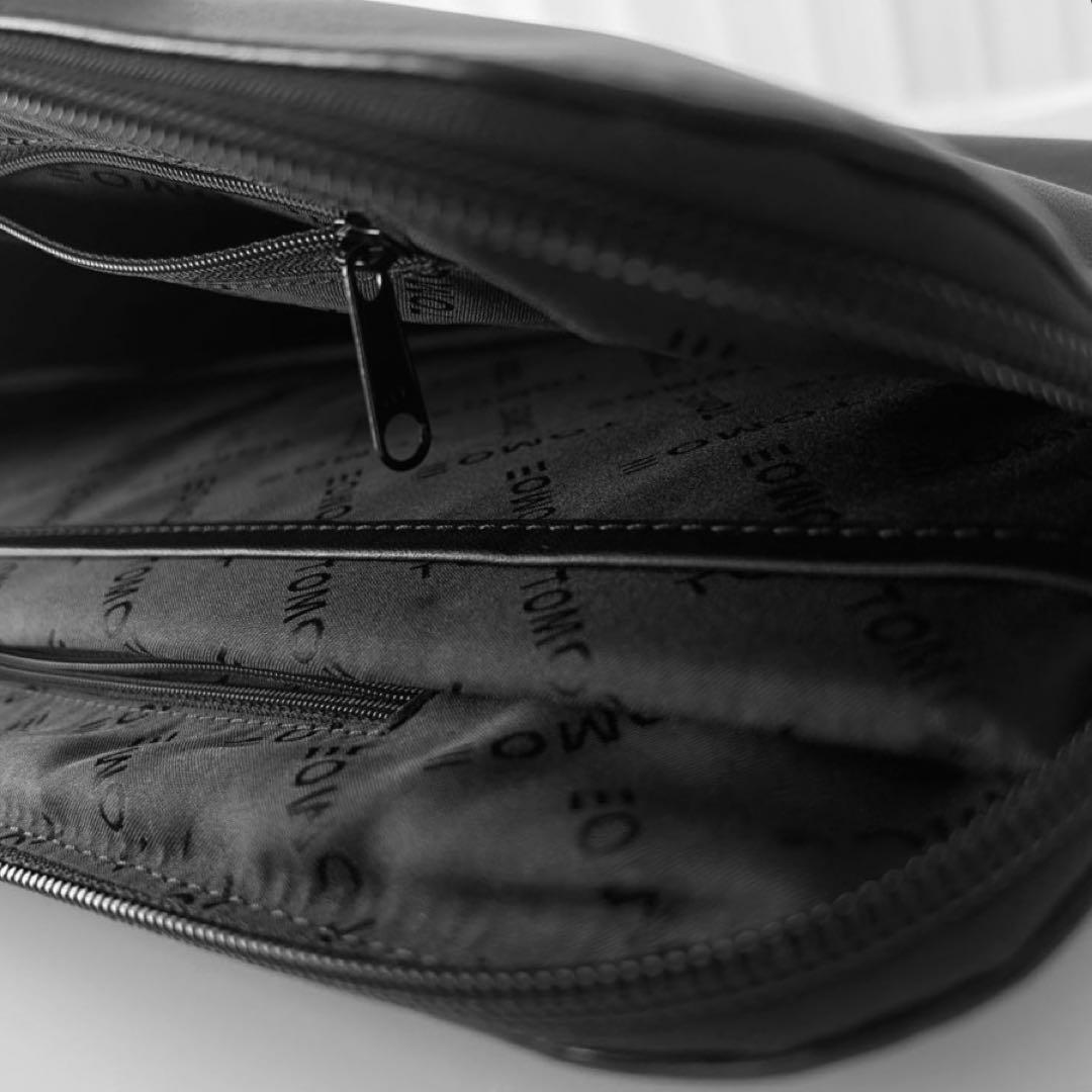 TOMOE（トモエ）2WAYクラッチブリーフ ビジネスバッグ 黒 SLIM_EX