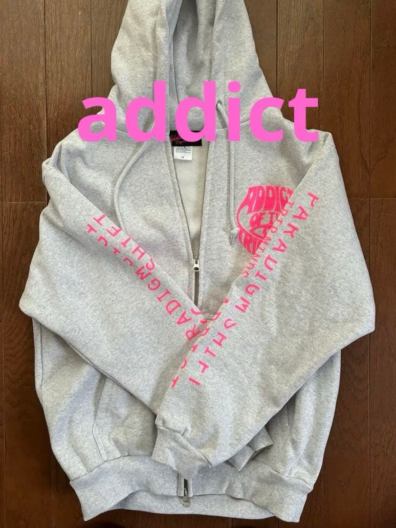 最高 のゲーム・おもちゃ・グッズ - ADDICT HOODIE Mサイズ パーカー