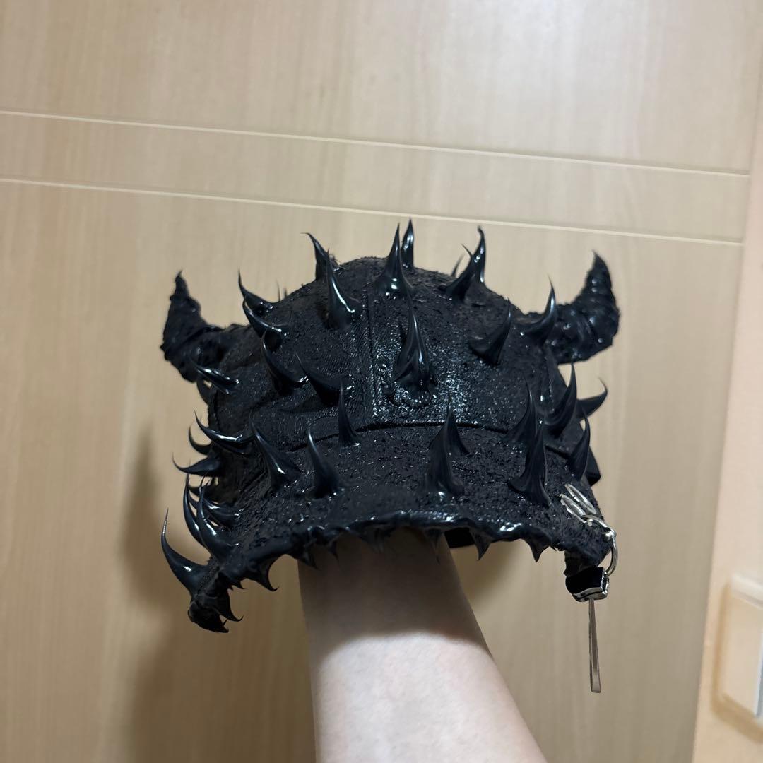 【UNIZ】Demon Venom Cap /【ユニズ】ツノ付きデニムキャップ