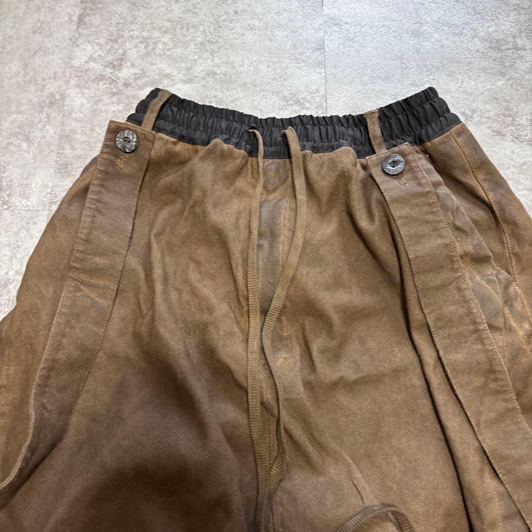 ち*う様 Persimmon-Dyed Suspenders Jodhur,s/