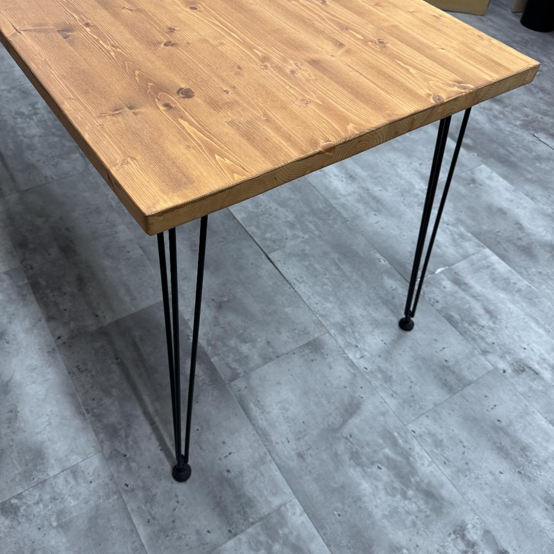 大阪市引取 無垢 天然木 幅160 ダイニングテーブル パソコンデスク 学習机