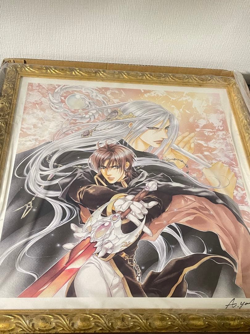 やまねあやの クリムゾン・スペル 直筆サイン入り 複製原画 - メルカリ