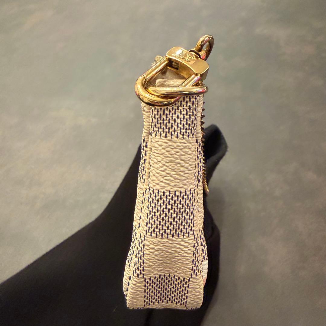 ルイ・ヴィトン ダミエ・アズール ミニ・ポシェット・アクセソワール