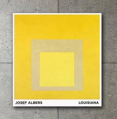 ジョセフ・アルバーツ 「 Homage To The Square」額付き