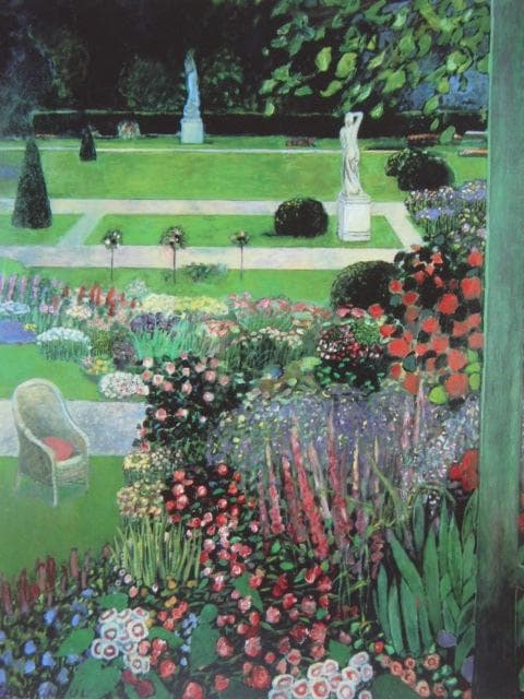 カシニョール（Cassigneul）、公園の風景、希少な画集より