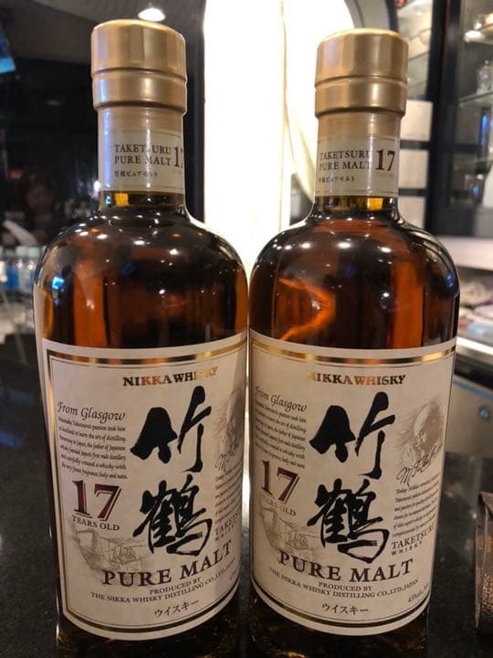 ニッカウイスキー 竹鶴17年 700ml 2本 専用ギフトボックス金布箱入