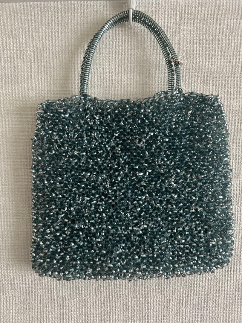 美品 アンテプリマ スクエア ワイヤーバッグ ハンドバッグ