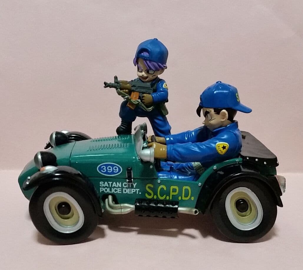 ドラゴンボールフィギュア／悟飯、トランクス、車