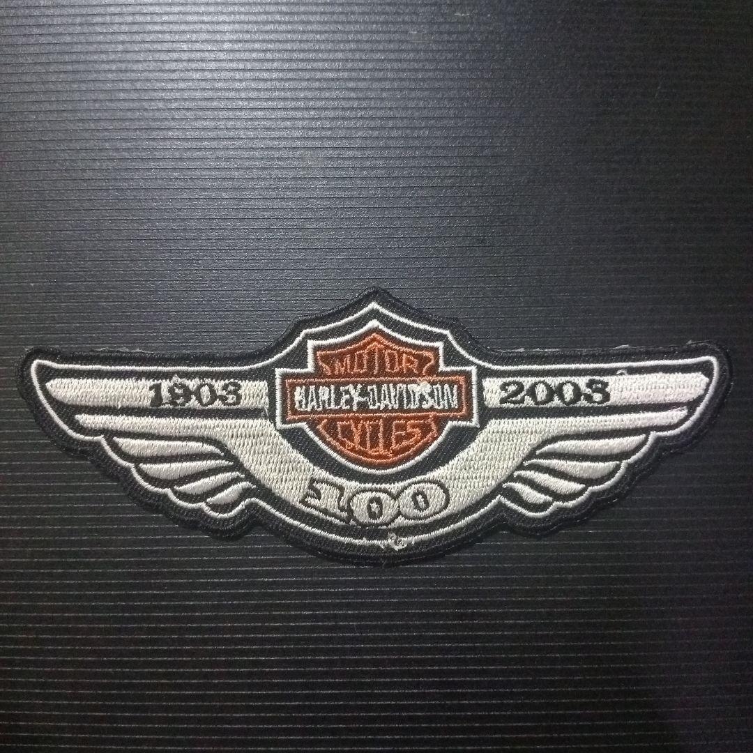 ハーレーダビットソン エンブレム アイロンプリント 100周年 - メルカリ