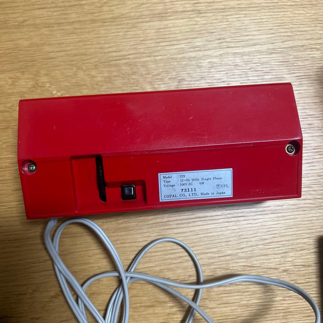 せ*ち様 COPAL 229赤パタパタ時計／フリック時計 箱、説明書付 - メルカリ
