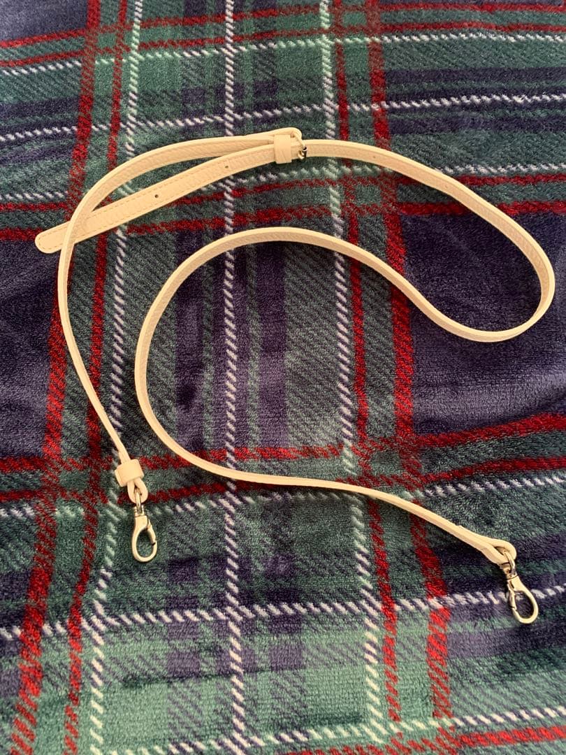 russet レザー2WAYショルダーバッグ アイボリー