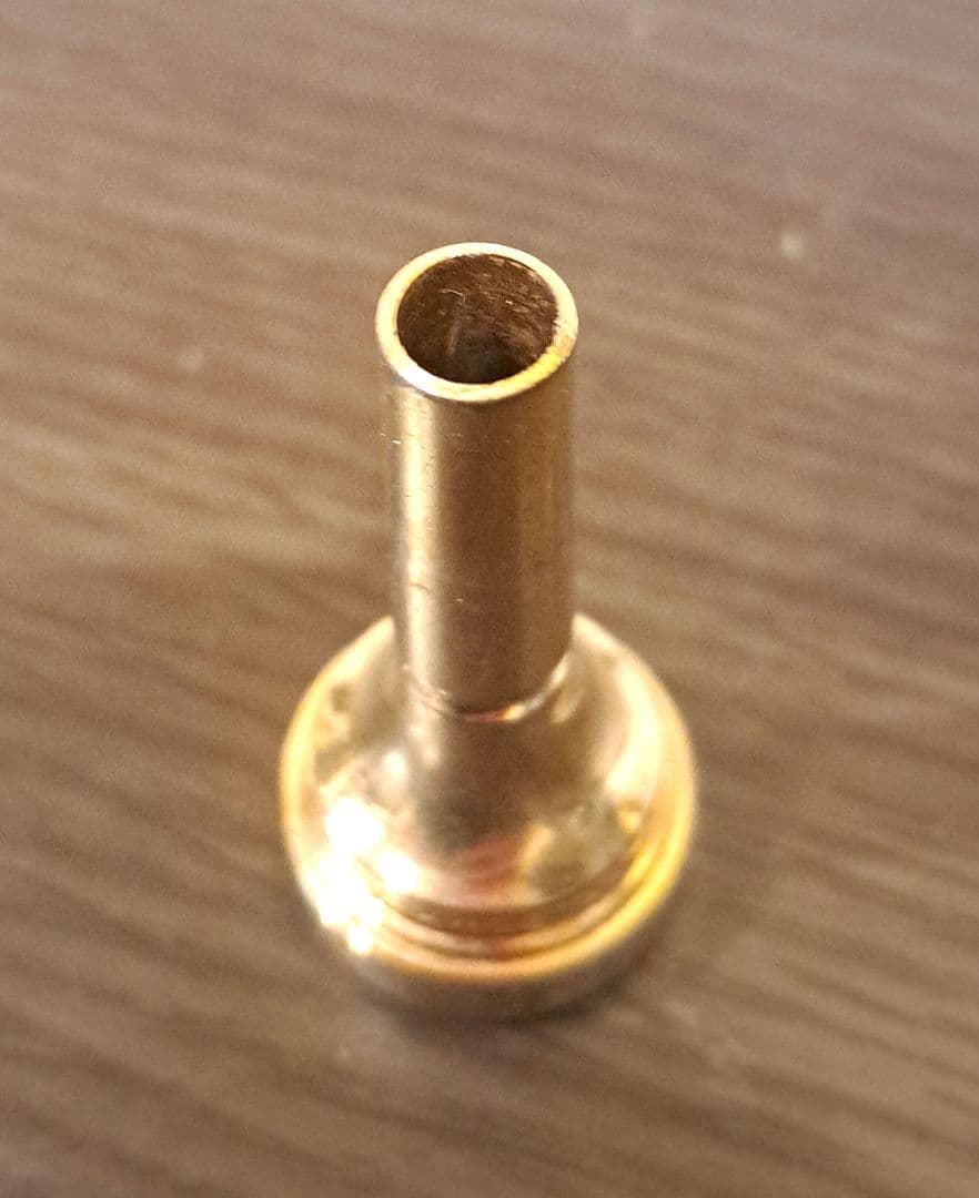 デニスウィック　コルネットマウスピース 金メッキ