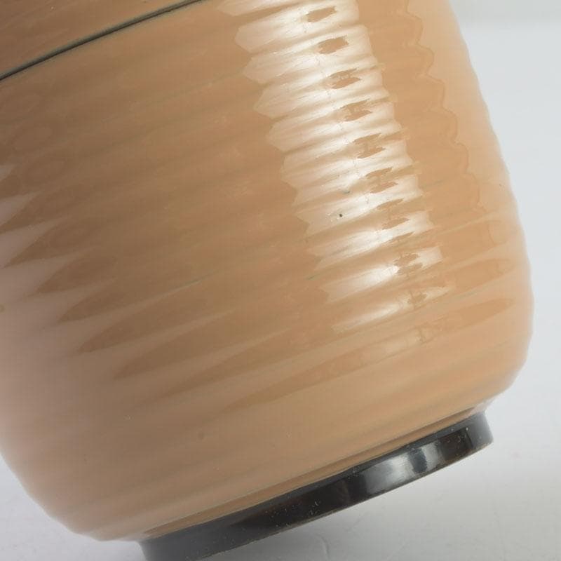 茶道具 佐々木麗峰作 二ツ巴蒔絵 提灯茶器 棗 共箱 V 9557