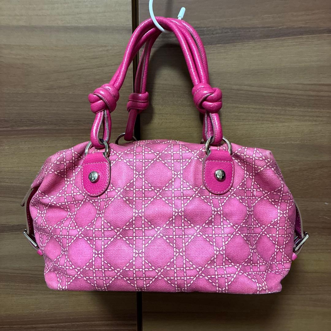 みらの様　　Dior ピンク カナージュ ハンドバッグ
