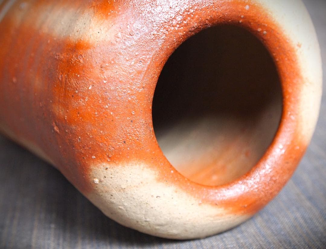 人気作家☆金重有邦【師：金重素山、金重陶陽】☆備前緋襷