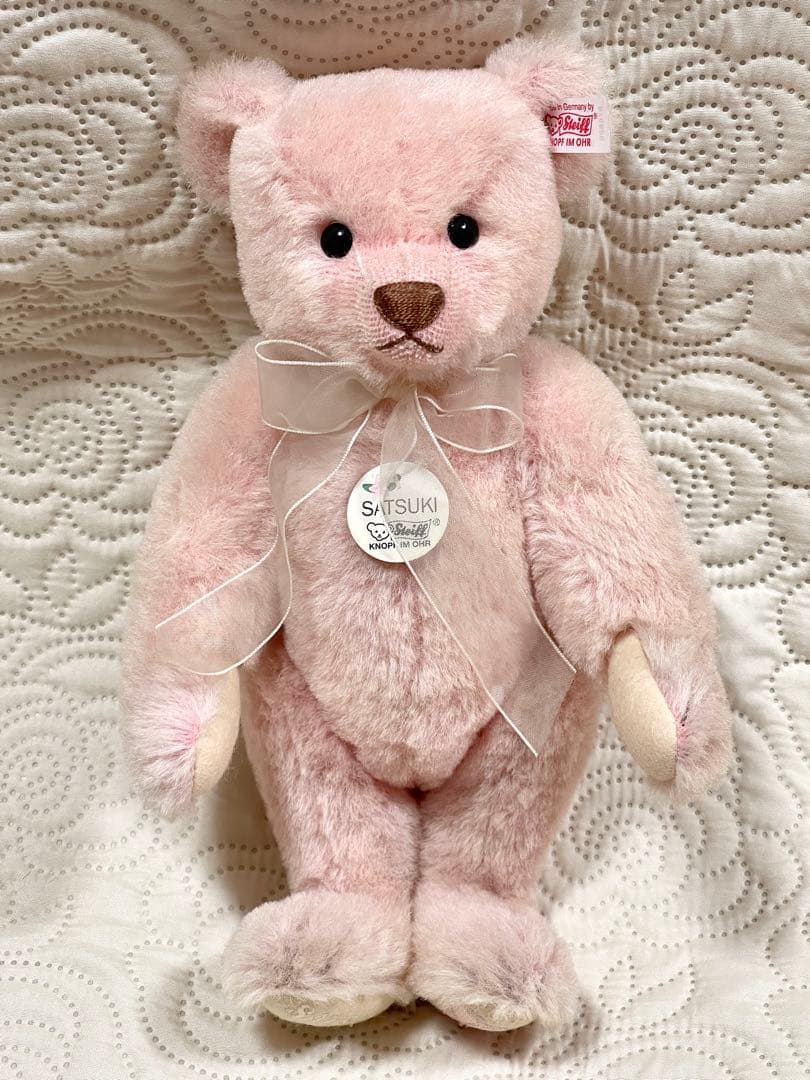 シュタイフ社 テディベア SATSUKI ピンク