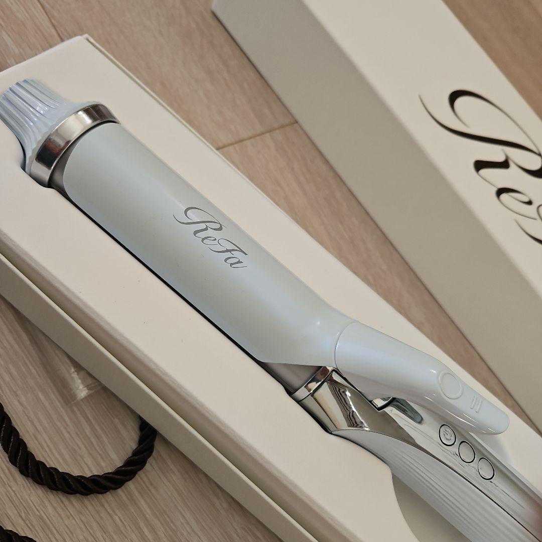 ReFa カールヘアアイロン ホワイト/シルバー38mm