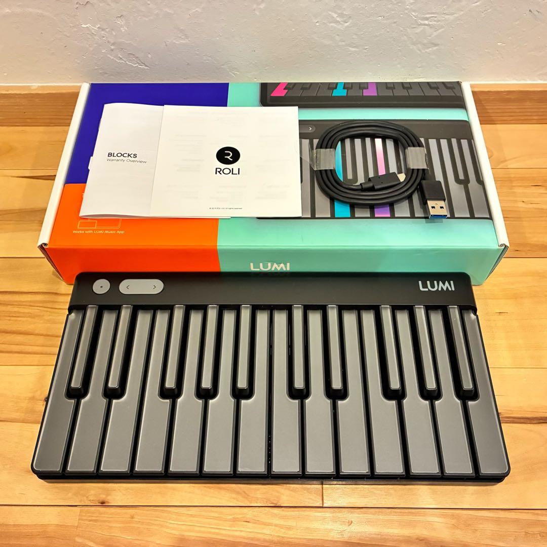 ☆殆ど未使用☆ROLI LUMI Keys MIDIキーボード ケース付き 電子ピアノ
