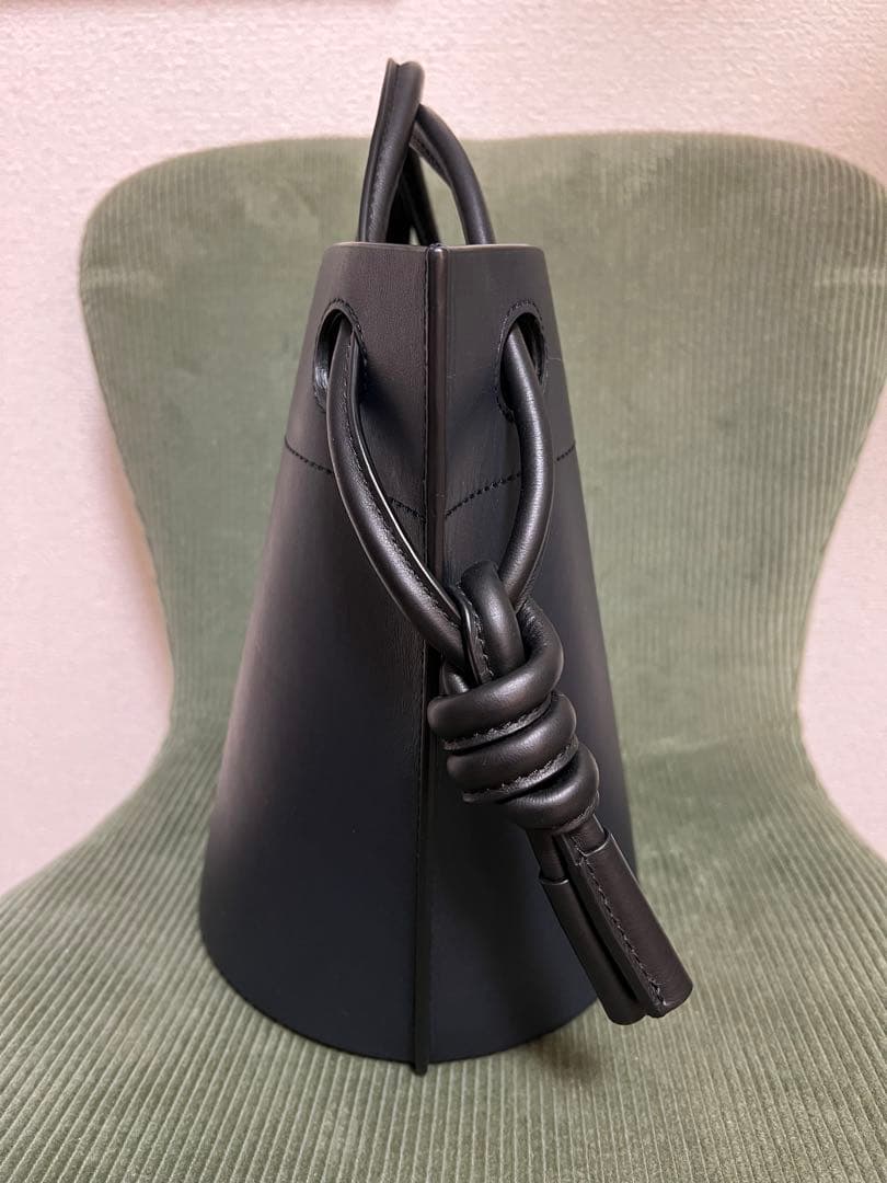 新品未使用★ORSETTO CORDA バケットバッグ　ネイビー×ブラック