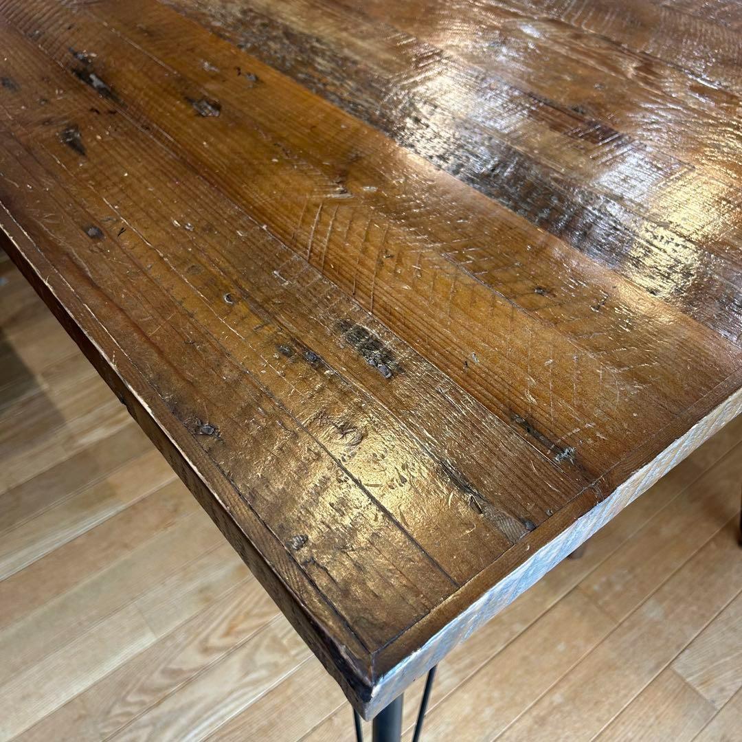 【美品】古材ダイニングテーブル（6人がけ）