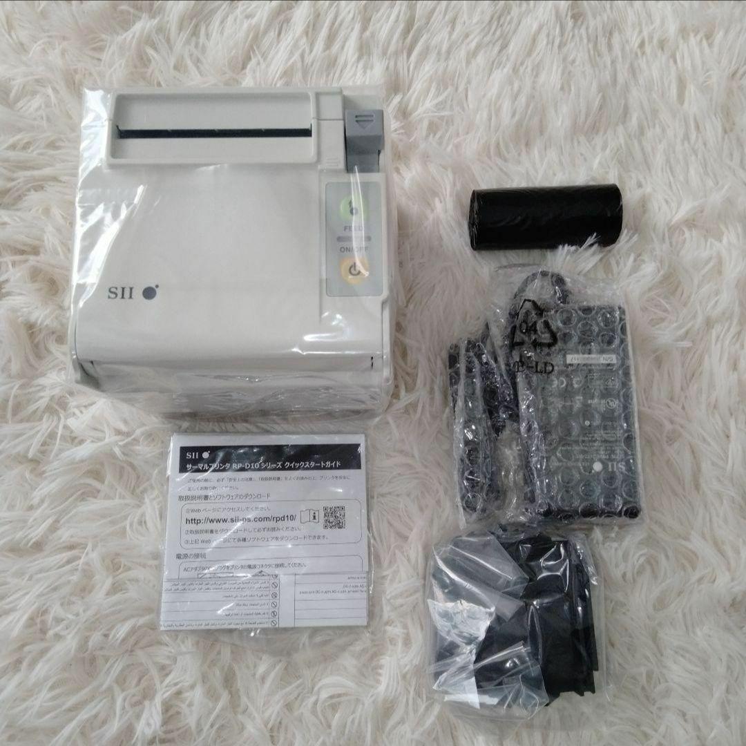 セイコーインスツル レシートプリンター RP-D10-W27J1-U Cube