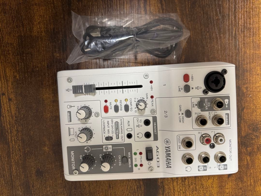 YAMAHA AG03 MK2 ライブストリーミングミキサー