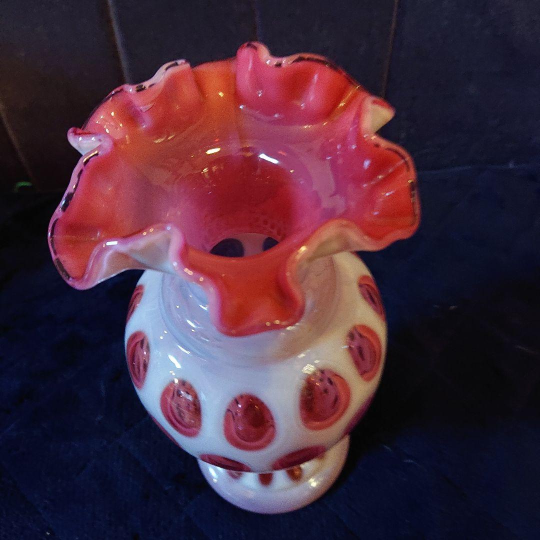 貴重、美品フェントン50年代頃コインドットBigベース高さ22.5cm