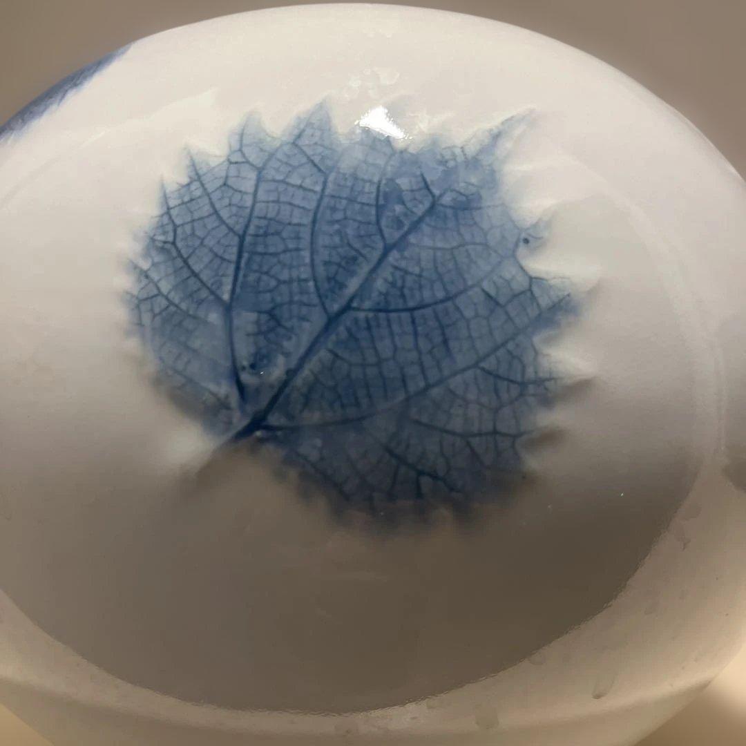 木の葉模様　壺